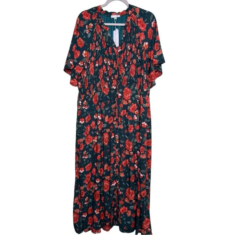 Baltic Born Floral Botega Midi Dress Size 2XL NWT - Picture 3 of 12